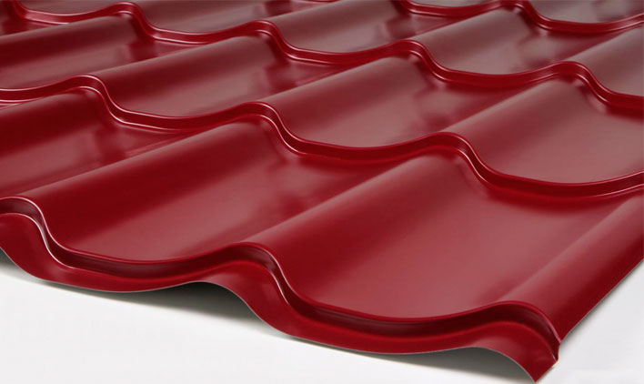 дешевая металлочерепица полиэстер - 234 руб/м2 0,4 мм металлочерепица полиэстер -234 руб/м2 0,4 мм