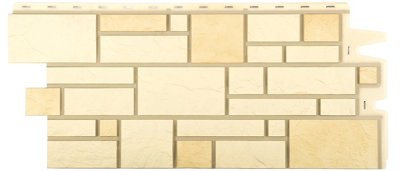 сайдинг под камень Docke Burg пшеничный