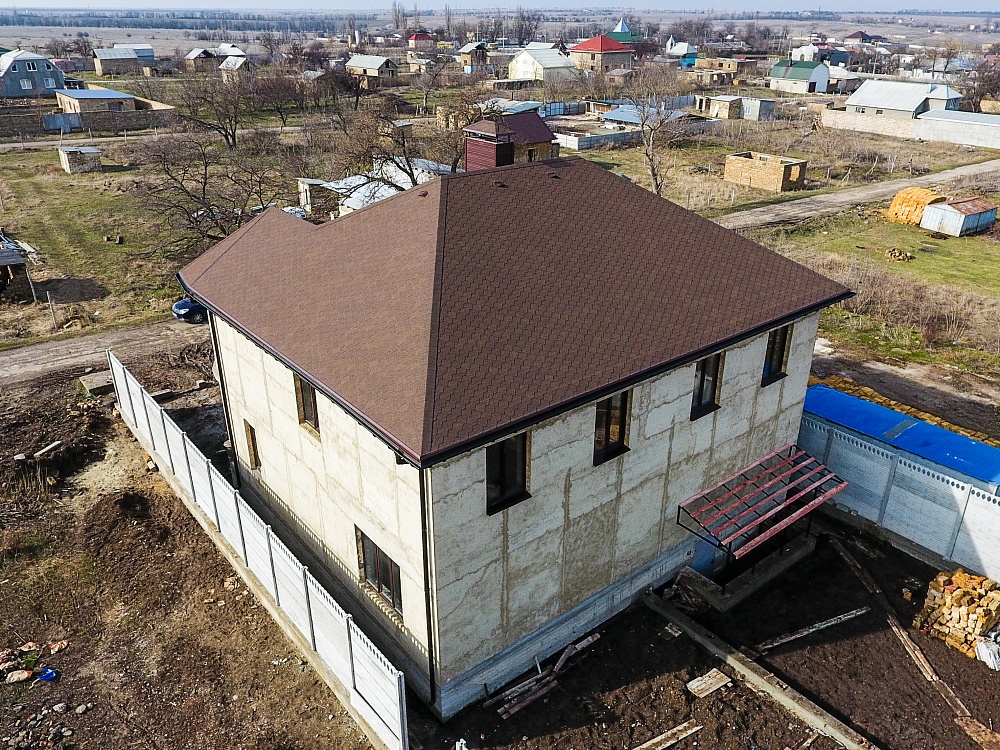 фото черепицы деке ницца на доме деке Фото черепицы деке ницца