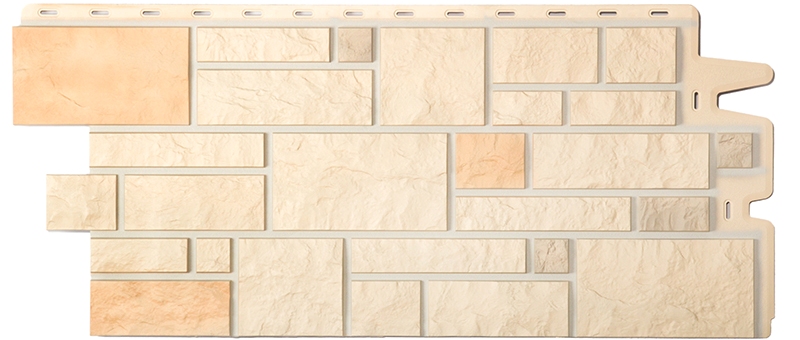 сайдинг под камень Docke Burg льняной