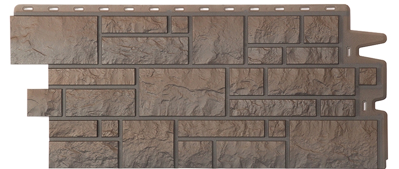 сайдинг под камень Docke Burg темный