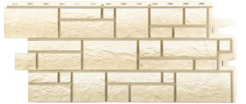 сайдинг под камень Docke Burg белый