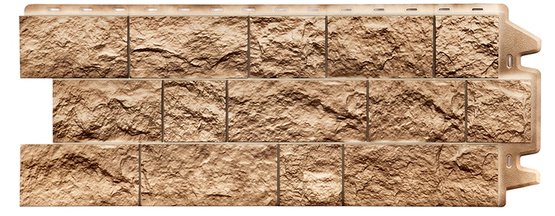 фасадные панели под камень Docke Fels перламутровый