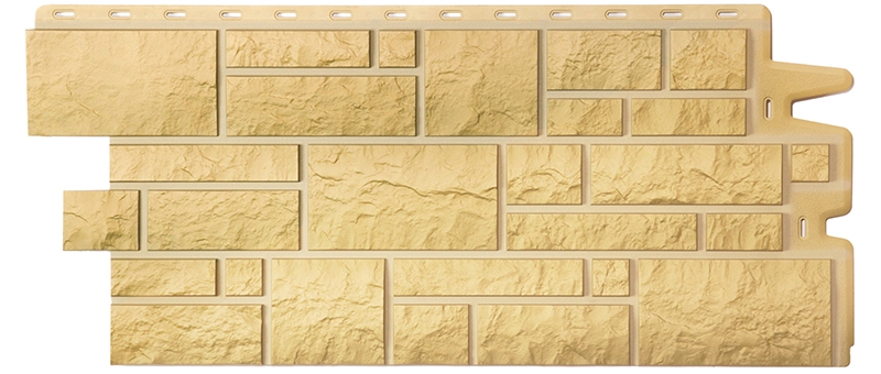 сайдинг под камень Docke Burg оливковый