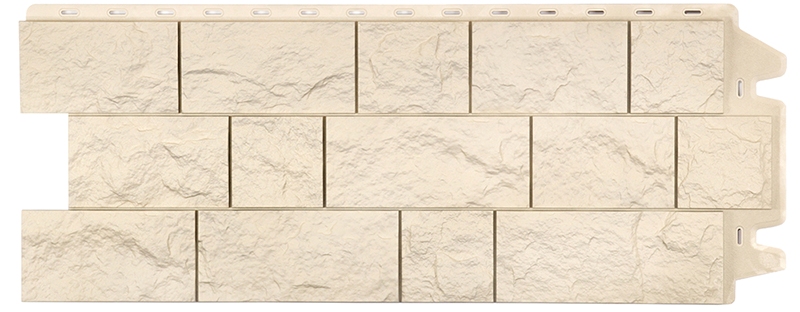 фасадные панели под камень Docke Fels арктик