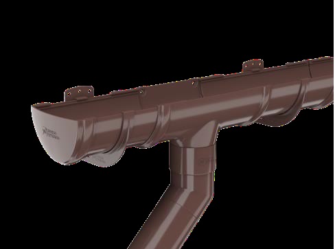 Водосток Технониколь коричневый