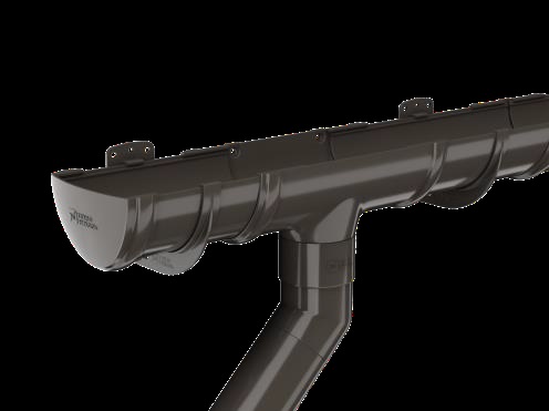 Водосток Технониколь темно-коричневый