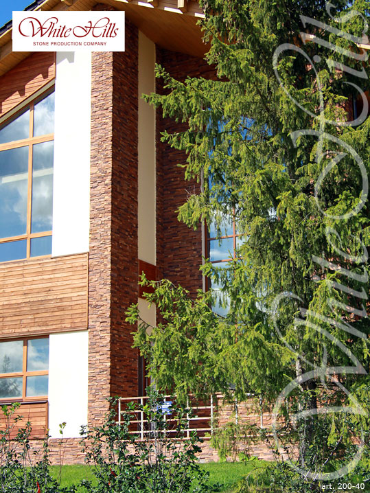 фасад из камня White Hills Фьорд Лэнд 200-40 - 1305 руб/м2 искусственный камень White Hills