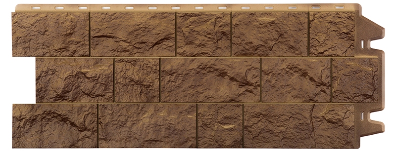 фасадные панели под камень Docke Fels ржаной