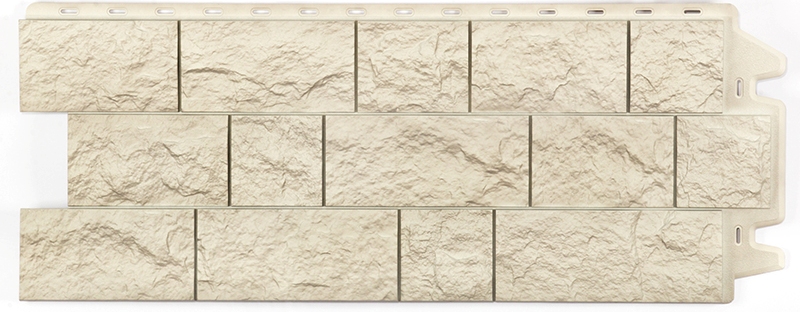 фасадные панели под камень Docke Fels горный хрусталь